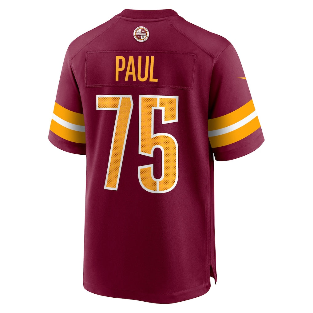 STECN W.Commanders #75 Chris Paul Burgundy Player Game Jersey