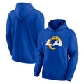 LA.Rams ## Rams Blank Player Royal LOGO Pullover Hoodie Limited Game STECN Stitched Jerseys