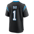 STECN C.Panthers #1 Dad Black Game Jersey
