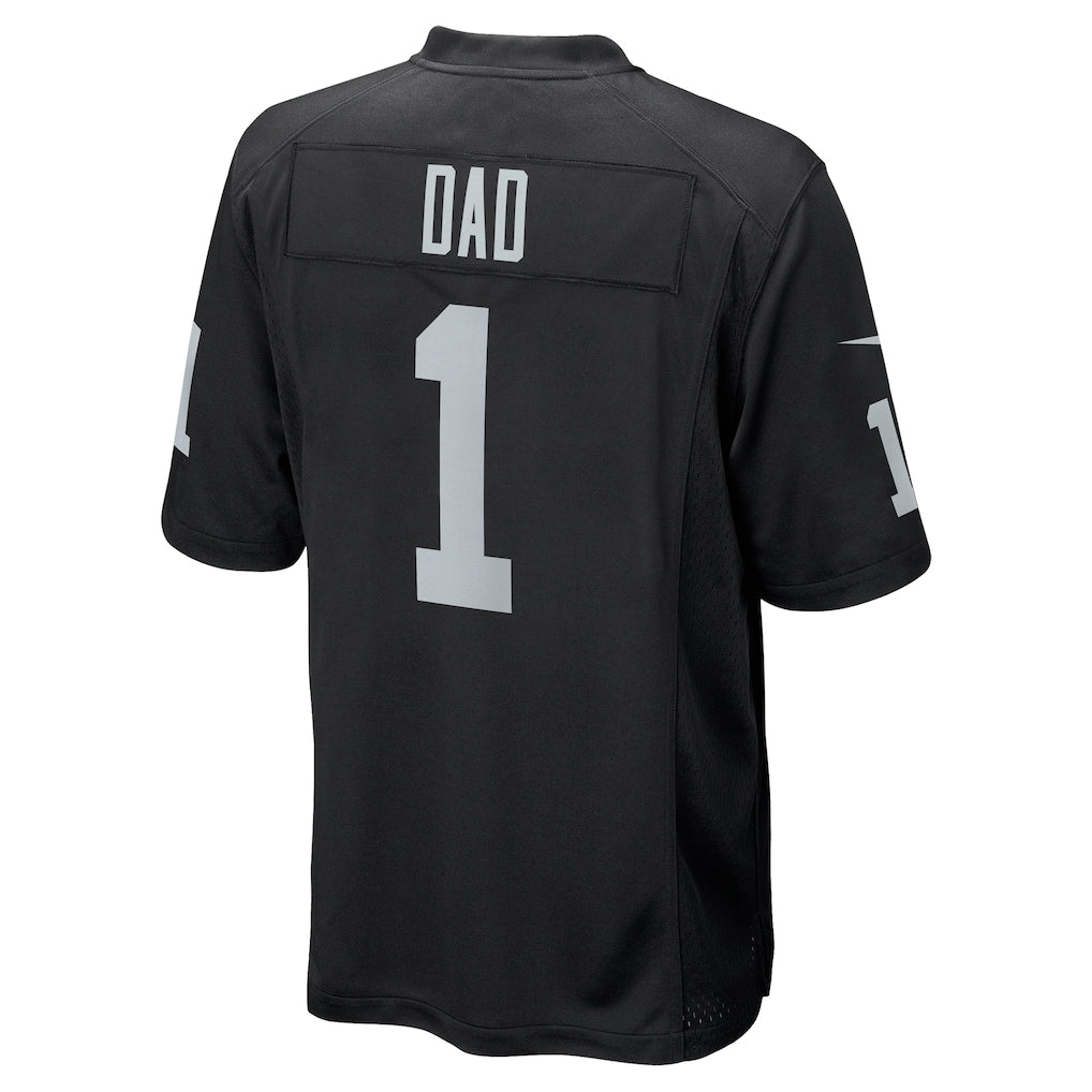 STECN LV.Raiders #1 Dad Black Game Jersey