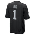 STECN LV.Raiders #1 Dad Black Game Jersey