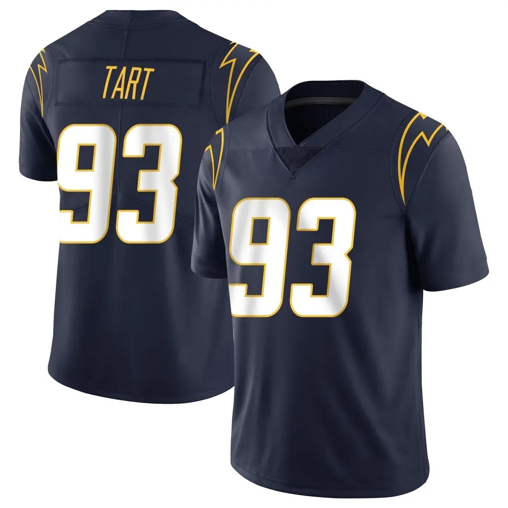 LA.Chargers #93 Teair Tart Player Navy Limited Vapor Untouchable Home Game STECN Stitched Jerseys