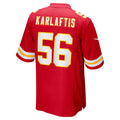 STECN KC.Chiefs #56 George Karlaftis Red Player Game Jersey