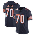 C.Bears #70 Braxton Jones Player Navy Vapor Untouchable Limited Home Game STECN Stitched Jerseys