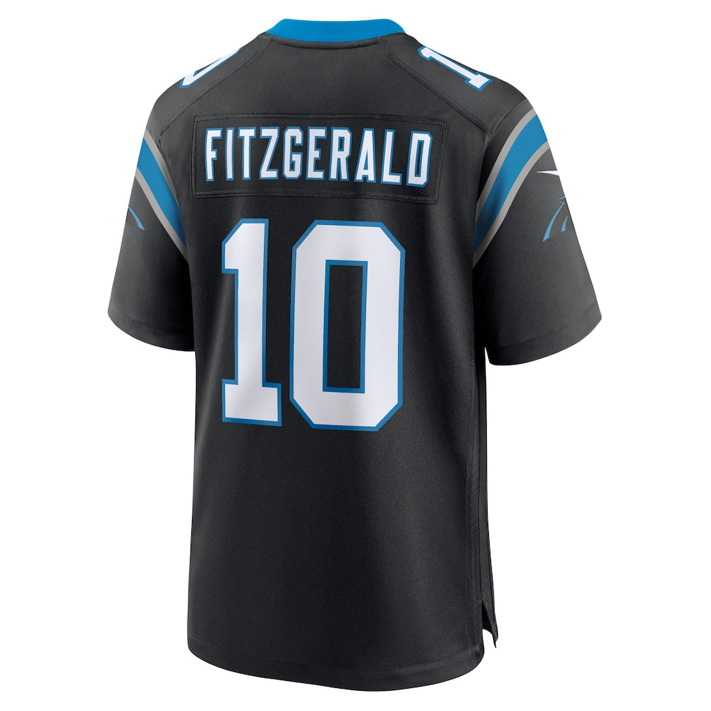 STECN C.Panthers #10 Ryan Fitzgerald Black Team Game Jersey