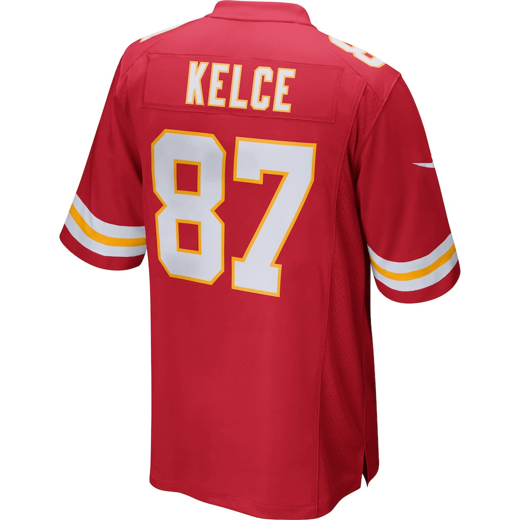 STECN KC.Chiefs #87 Travis Kelce Red Game Jersey