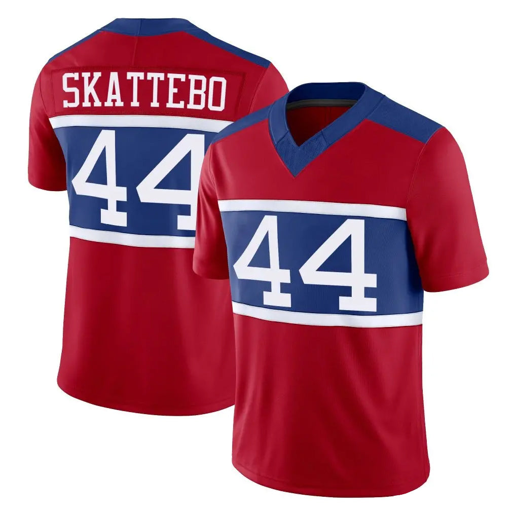 NY.Giants #44 Cam Skattebo Player Red Century Vapor F.U.S.E. Home Game STECN Stitched Jerseys