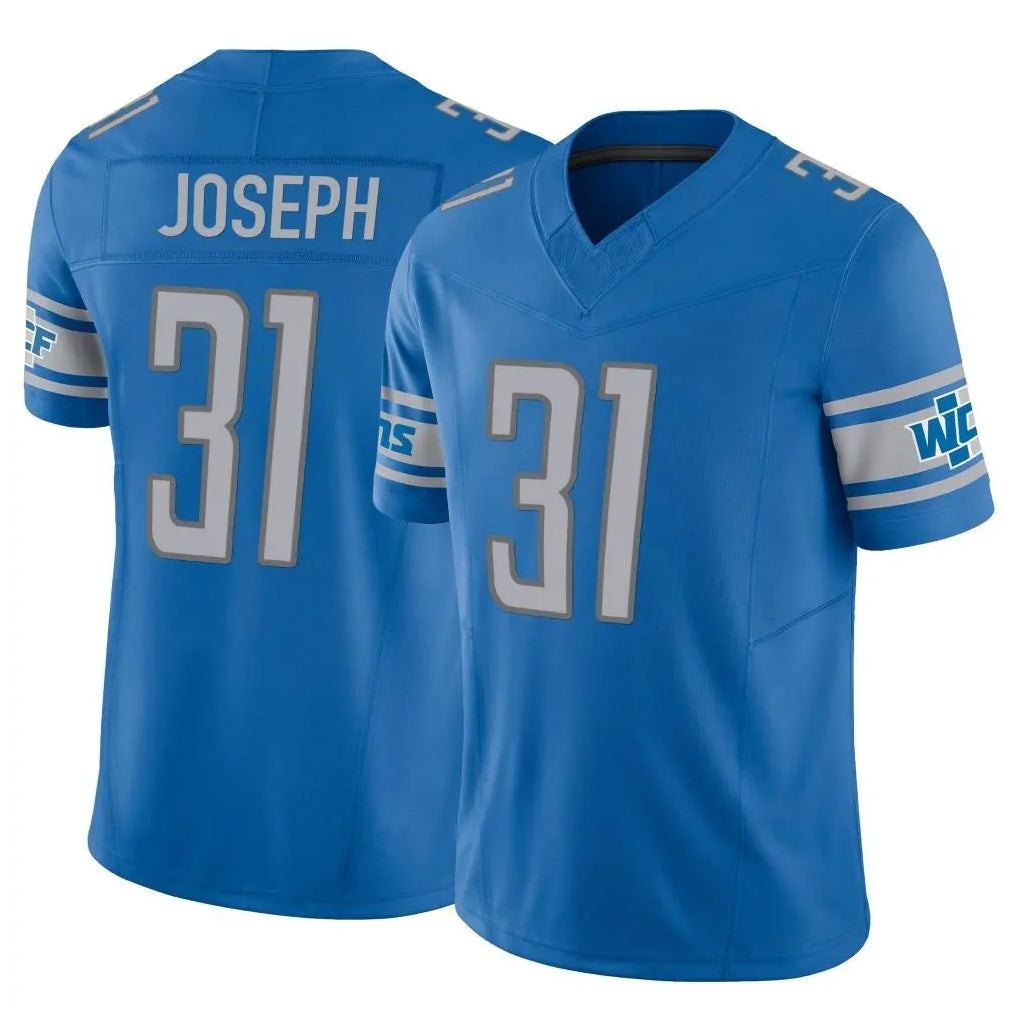 D.Lions #31 Kerby Joseph Player Blue Vapor F.U.S.E. Limited Home Game STECN Stitched Jerseys