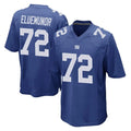 NY.Giants #72 Jermaine Eluemunor Player Royal Home Game STECN Stitched Jerseys