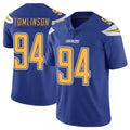 LA.Chargers #94 Dalvin Tomlinson Player Royal Limited Color Rush Vapor Untouchable Home Game STECN Stitched Jerseys