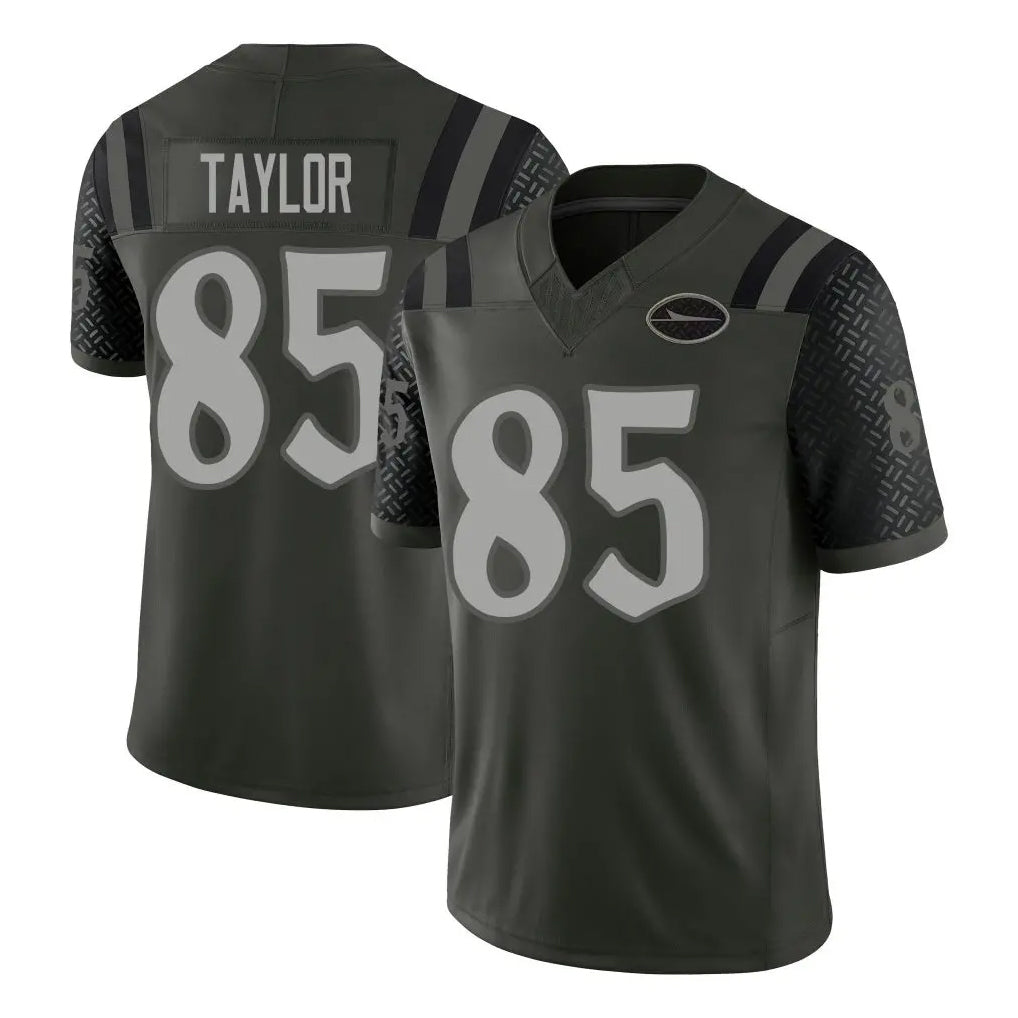 NY.Jets #85 Mason Taylor Player Green Limited 2025 Rivalries Collection Home Game STECN Stitched Jerseys