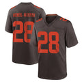 C.Browns #28 Emmanuel McNeil-Warren Player Brown Alternate Home Game STECN Stitched Jerseys