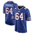 B.Bills #64 O'Cyrus Torrence Player Royal Home Game STECN Stitched Jerseys
