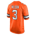 STECN D.Broncos #3 Russell Wilson Orange Alternate Game Jersey