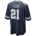 STECN D.Cowboys #21 Ezekiel Elliott Navy Alternate Game Team Jersey