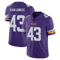 M.Vikings #43 Andrew Van Ginkel Player Purple Limited Vapor Untouchable Home Game STECN Stitched Jerseys