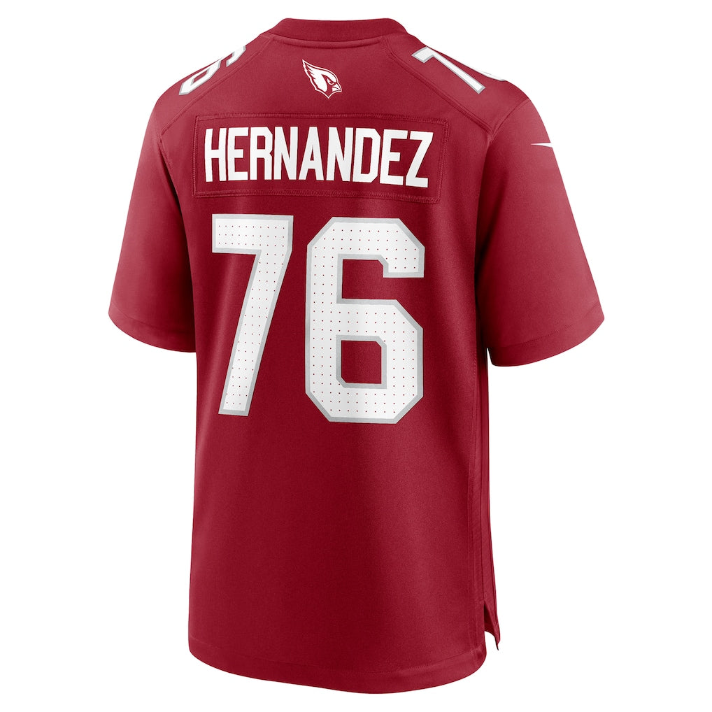 STECN A.Cardinals #76 Will Hernandez Cardinal Team Game Jersey