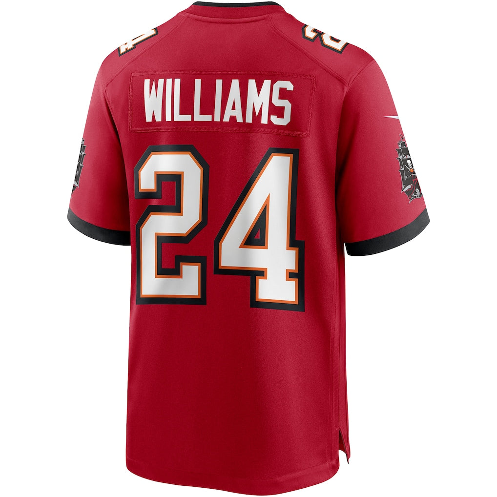 STECN TB.Buccaneers #24 Cadillac Williams Red Game Retired Player Jersey