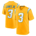 LA.Chargers #3 Derwin James Jr. Player Gold Home Game STECN Stitched Jerseys