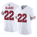 A.Cardinals #22 Tyler Allgeier Player White Vapor F.U.S.E. Limited Home Game STECN Stitched Jerseys