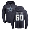 D.Cowboys #60 Tyler Guyton Player Navy Pullover Hoodies Limited STECN Stitched Jerseys