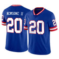 NY.Giants #20 Greg Newsome II Player Royal Classic Vapor Home Game STECN Stitched Jerseys