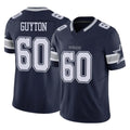 D.Cowboys #60 Tyler Guyton Player Navy Limited Vapor F.U.S.E. Home Game STECN Stitched Jerseys