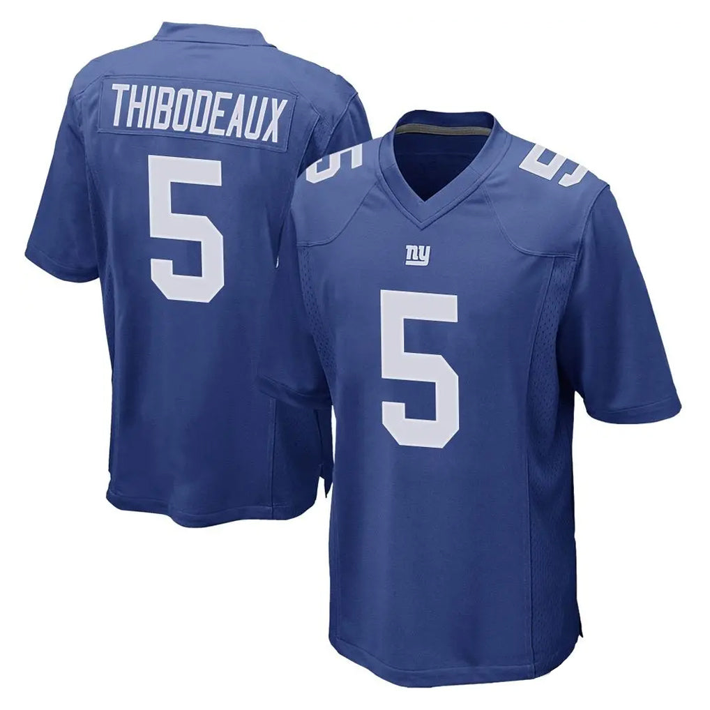 NY.Giants #5 Kayvon Thibodeaux Player Royal Home Game STECN Stitched Jerseys