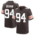 C.Browns #94 Mason Graham Player Brown Home Game STECN Stitched Jerseys