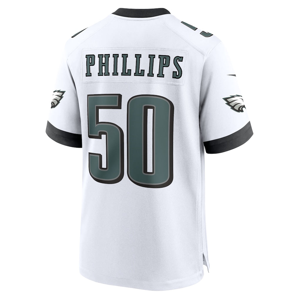 STECN P.Eagles #50 Jaelan Phillips White Game Jersey