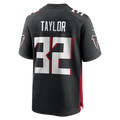 STECN A.Falcons #32 Keith Taylor Black Team Game Jersey