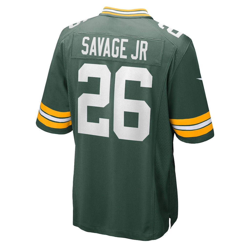 STECN GB.Packers #26 Darnell Savage Jr. Green Game Jersey