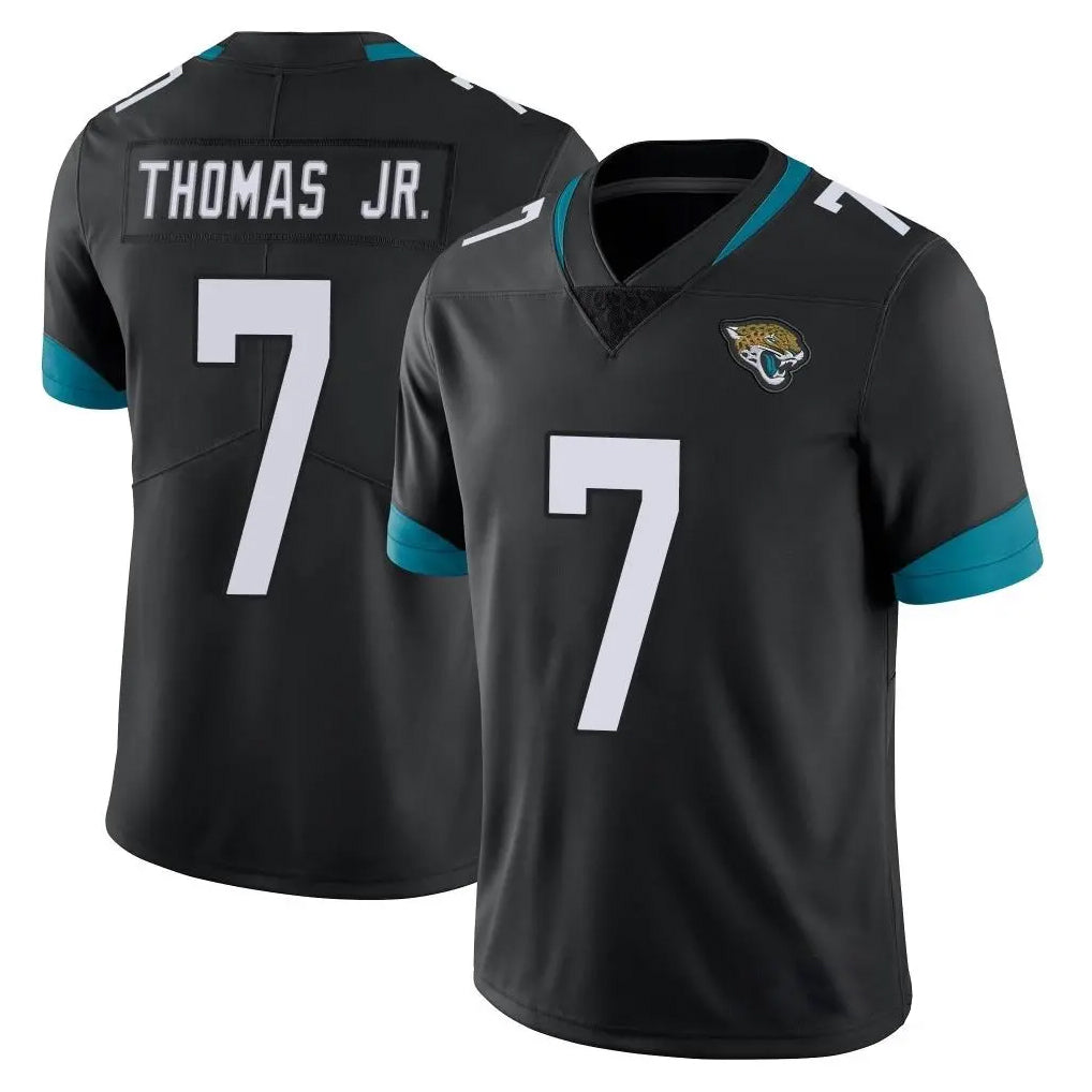 J.Jaguars #7 Brian Thomas Jr. Player Black Vapor Untouchable Limited Home Game STECN Stitched Jerseys