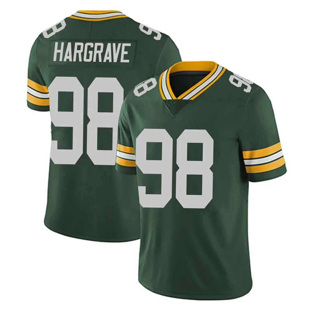 GB.Packers #98 Javon Hargrave Player Green Vapor Untouchable Limited Home Game STECN Stitched Jerseys
