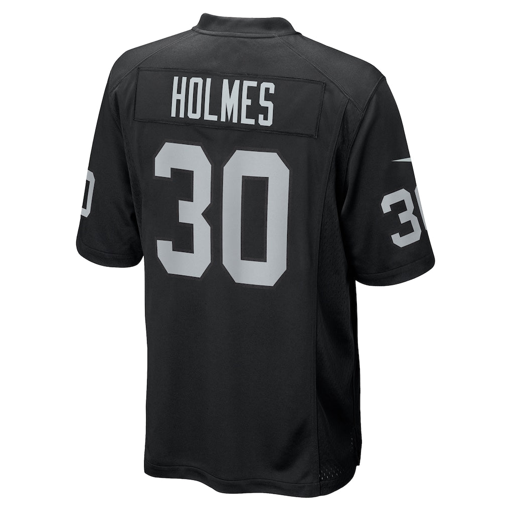 STECN LV.Raiders #30 Darnay Holmes Black Team Game Jersey
