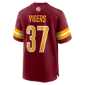 STECN W.Commanders #37 Car'lin Vigers Burgundy Team Game Jersey