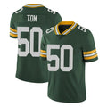 GB.Packers #50 Zach Tom Player Green Vapor Untouchable Limited Home Game STECN Stitched Jerseys