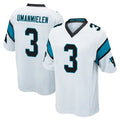 C.Panthers #3 Princely Umanmielen Player White Game STECN Stitched Jerseys