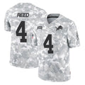 D.Lions #4 D.J. Reed Player Arctic Camo Salute To Service Limited STECN Stitched Jerseys