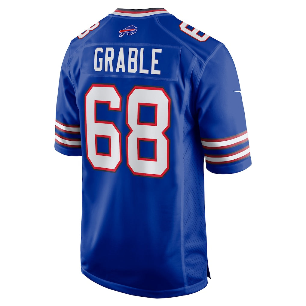 STECN B.Bills #68 Tylan Grable Royal Game Jersey