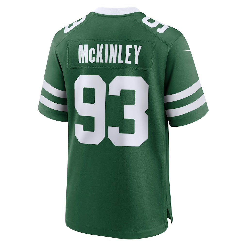 STECN NY.Jets #93 Takk McKinley Legacy Green Team Game Jersey