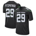 NY.Jets #29 Minkah Fitzpatrick Player Stealth Black Home Game STECN Stitched Jerseys