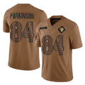 LA.Rams #84 Colby Parkinson Player Brown Salute To Service Limited STECN Stitched Jerseys