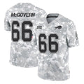 B.Bills #66 Connor McGovern Player Arctic Camo Salute to Service Limited Game STECN Stitched Jerseys