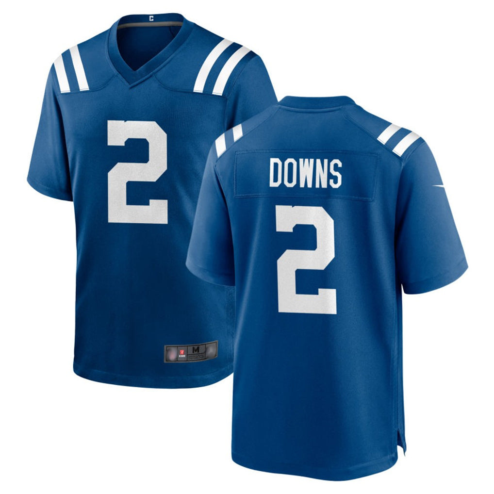 IN.Colts #2 Josh Downs Player Royal Home Game STECN Stitched Jerseys