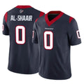 H.Texans #0 Azeez Al-Shaair Player Navy Limited Vapor F.U.S.E. Home Game STECN Stitched Jerseys