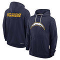 LA.Chargers ## Chargers Blank Player Navy LOGO Pullover Hoodies Home Game STECN Stitched Jerseys