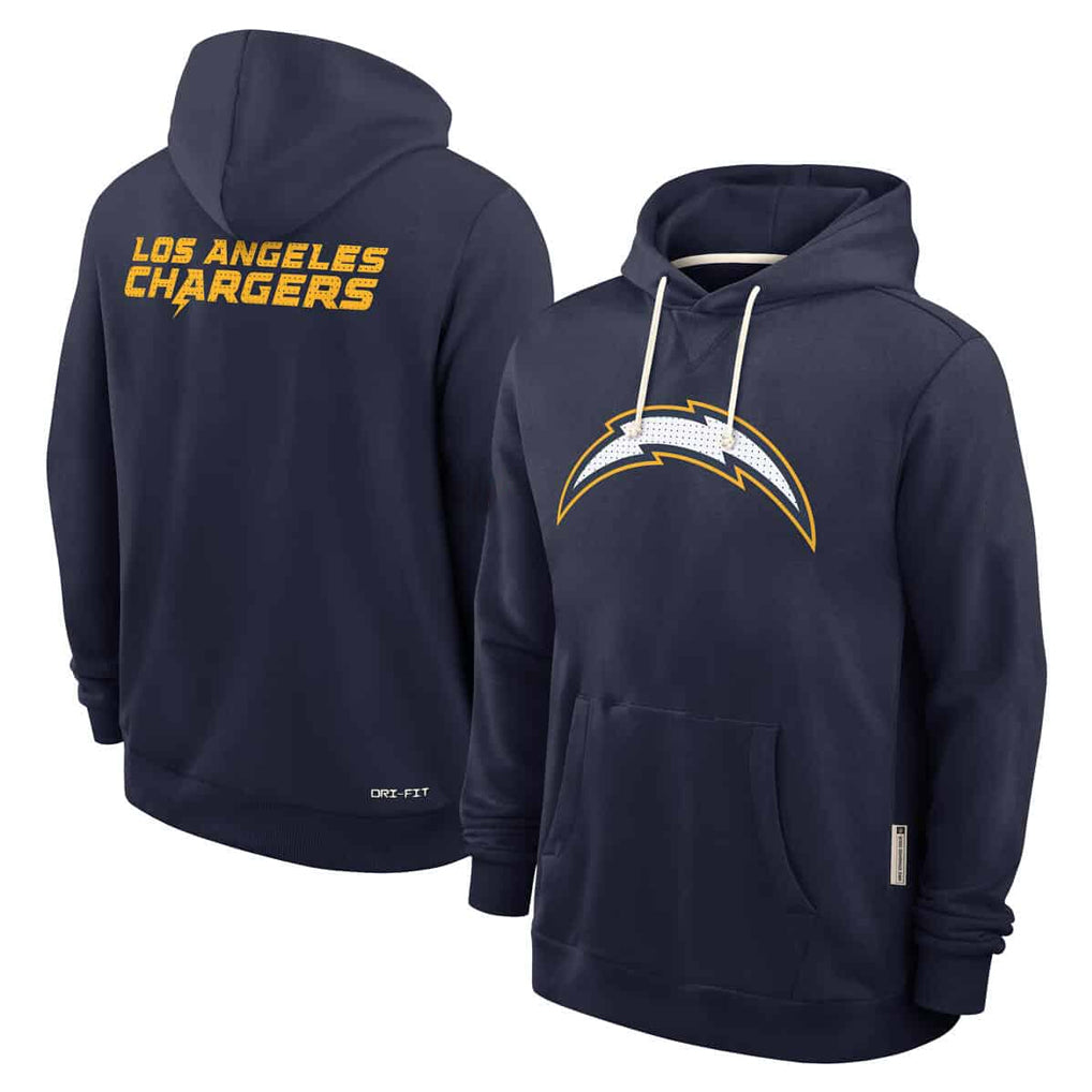 LA.Chargers ## Chargers Blank Player Navy LOGO Pullover Hoodies Home Game STECN Stitched Jerseys
