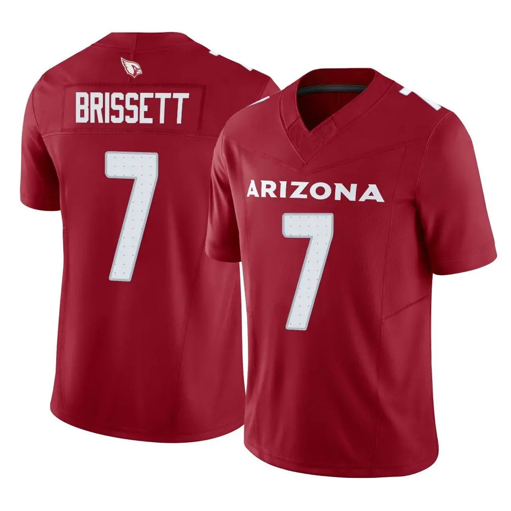 A.Cardinals #7 Jacoby Brissett Player Cardinal Vapor F.U.S.E. Limited Home Game STECN Stitched Jerseys
