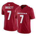 A.Cardinals #7 Jacoby Brissett Player Cardinal Vapor F.U.S.E. Limited Home Game STECN Stitched Jerseys